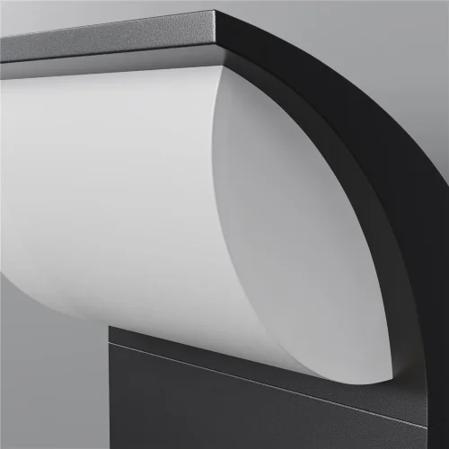 Настенный светильник (бра) Stock 3000K 7Вт IP 65 (Графит) - фото 12