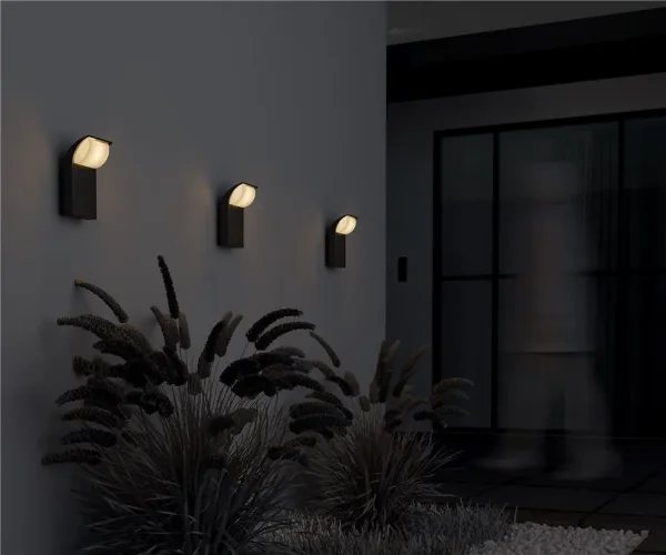 Настенный светильник (бра) Stock 3000K 7Вт IP 65 (Графит) - фото 15