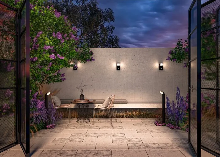 Настенный светильник (бра) Stock 3000K 7Вт IP 65 (Графит) - фото 18