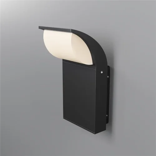 Настенный светильник (бра) Сток / Stock 3000K 7Вт IP 65 (Графит) O446WL-L7GF3K - фото 11