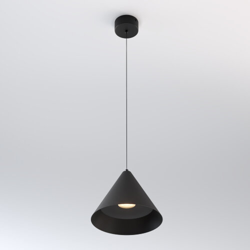 Светильник подвесной светодиодный Conus 13W 4000K черный - Фото 2