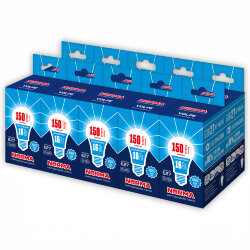 LED-A60-16W-NW-E27-FR-NR Набор из 10штук Лампа светодиодная, Форма A, матовая, Серия Norma, Белый свет 4000K, Картон