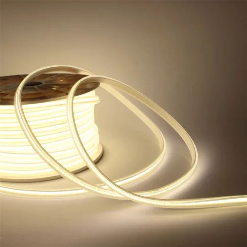 Светодиодная лента COB 280 chip/m, 220V, 15W/m, day white, IP68, 280DW - фото I