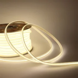 Светодиодная лента COB 280 chip/m, 220V, 15W/m, day white, IP68, 280DW