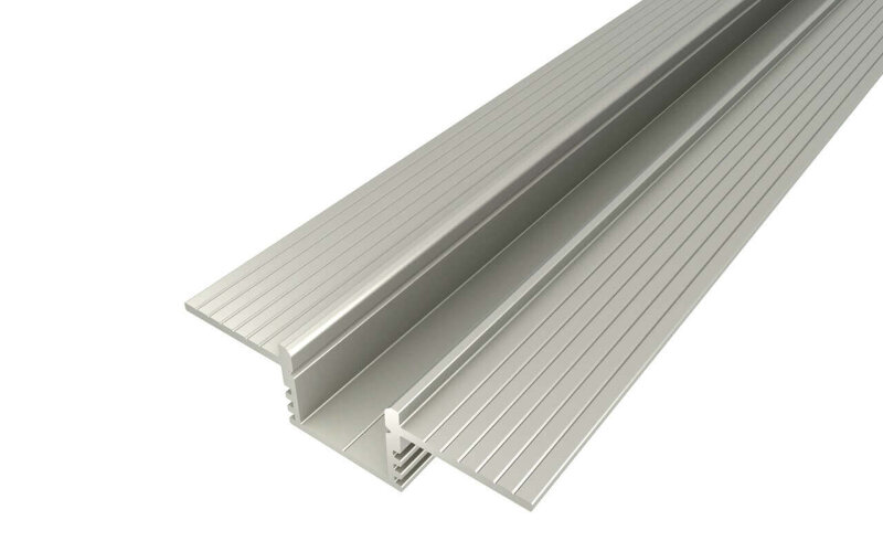 Профиль алюминиевый под шпаклевку LC-LPSH-1246-2 Anod - фото