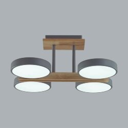 Люстра потолочная «LUMION» 8031/72CL, серия: PLATO (крепление на планке) - -