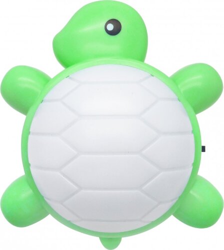 Ночник светодиодный NLA 04-TG ЧЕРЕПАШКА зелёная с выключателем 230В IN HOME - Фото 2