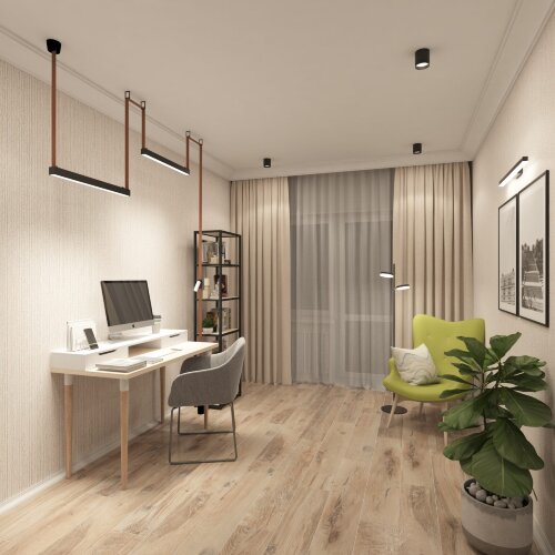 TR5516-BK Утяжелитель для отвесного монтажа трека-ремня Belty, серия Base, D60*H130мм, IP20, черный, алюминий. Фото 6