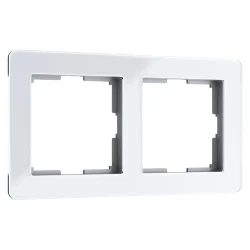 Рамка из акрила на 2 поста Acrylic белый W0022701