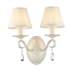 Настенный светильник (бра) Brionia E14х2 40Вт (Белый)