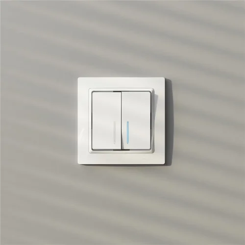 Рамка из поликарбоната на 1 пост Snabb Basic белый W0012001 - фото 2