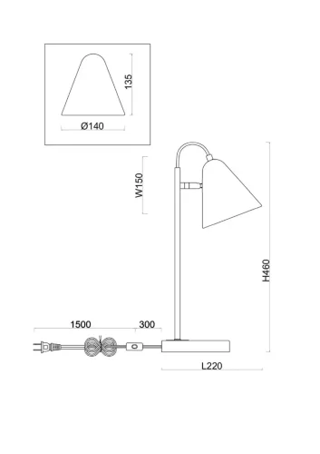 Настольный светильник Freya FR8001TL-01WG (Белый с Золотом) - фото 2