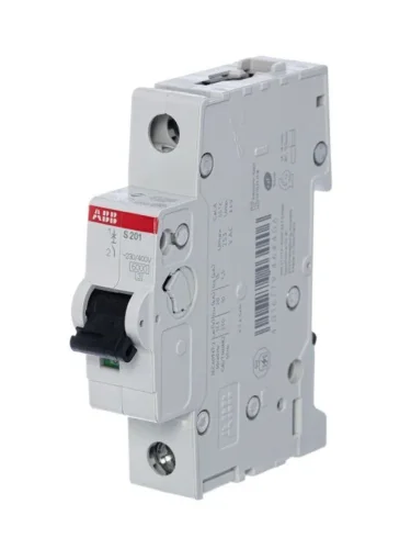 Выключатель автоматический модульный 1п C 6А 6кА S201 C6 ABB 2CDS251001R0064 - фото