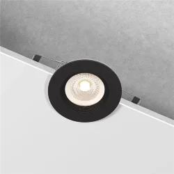 Светильник встраиваемый City GU10 черный IP44 25060/01 (070141)