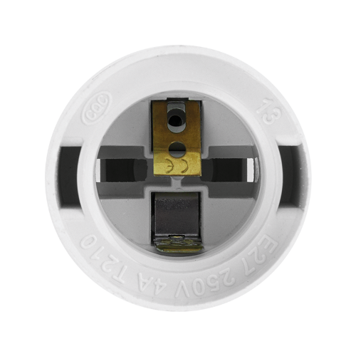 Патрон WOLTA WLH-005  E27,  пластиковый, белый - фото 5.