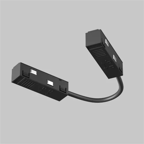 Коннектор питания угловой гибкий 15 см Exility черный (Черный) TRA034CPC-42B-15-1 - фото 6