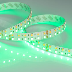 Светодиодная лента RT 2-5000 24V RGB-Day 2x2 (5060, 720 LED, LUX) (Arlight, 32 Вт/м, IP20)