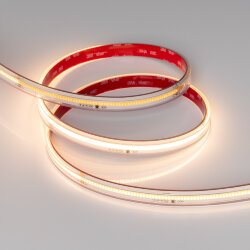 Светодиодная лента герметичная SPI-СОВ-PS-Х378-14mm 24V Warm2700-РХ63-ВРТ (7 W/m, IP67, 5m) (Arlight, бегущий огонь) 041743
