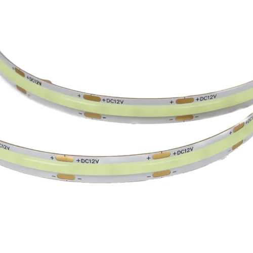 Светодиодная лента COB, 320 chip/m, ice blue, 12V, 10W/m, P8, IP20, A243 - фото I