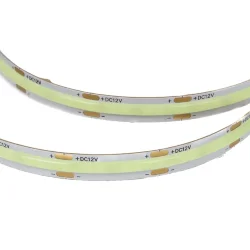 Светодиодная лента COB, 320 chip/m, ice blue, 12V, 10W/m, P8, IP20, A243