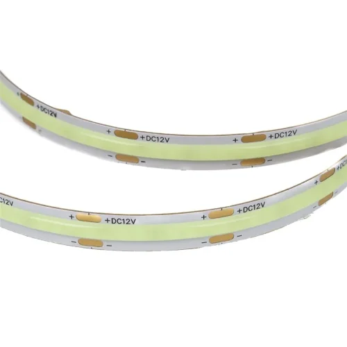 Светодиодная лента COB, 320 chip/m, ice blue, 12V, 10W/m, P8, IP20, A243 - фото I