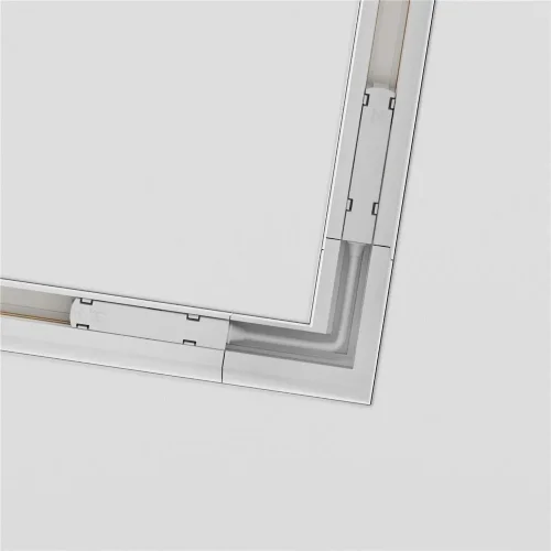 Коннектор угловой Gravity встраиваемый белый (Белый) - фото 3