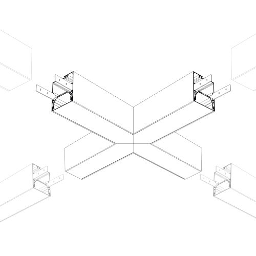 Крестовина SL-LINE-6070 (Arlight, Металл) - фото 2