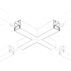 Крестовина SL-LINE-6070 (Arlight, Металл)