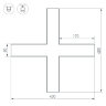 Крестовина SL-LINE-6070 (Arlight, Металл) - фото 4