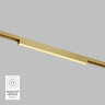 DK5751-SB Светильник для трека SHINE LINEAR со светодиодом, L301*W19*H27, 48V DC, 12W, RA?90, 3000K, IP20, сатинированная латунь, алюминий.