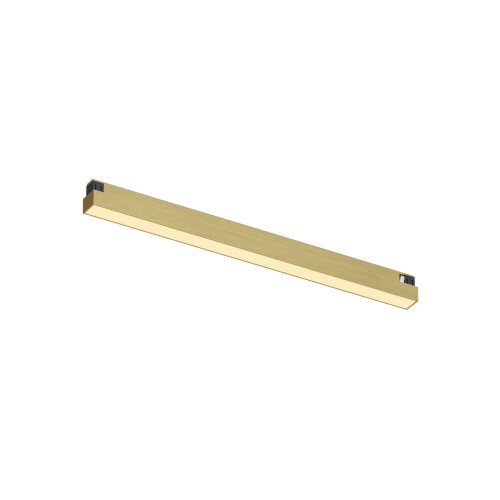DK5751-SB Светильник для трека SHINE LINEAR со светодиодом, L301*W19*H27, 48V DC, 12W, RA?90, 3000K, IP20, сатинированная латунь, алюминий. Фото 3