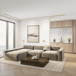 Светильник для трека SHINE LINEAR со светодиодом, L301*W19*H27, 48V DC, 12W, RA?90, 3000K, IP20, сатинированная латунь, алюминий, Denkirs DK5751-SB