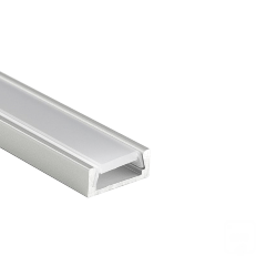 Профиль U-15 RAL9003 (с экраном) — 2000мм