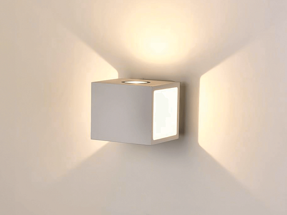 Светильник настенный JY KUB белый, LW-A0100A-WH-WW. Фото 2