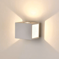 Светильник настенный JY KUB белый, LW-A0100A-WH-WW 002796