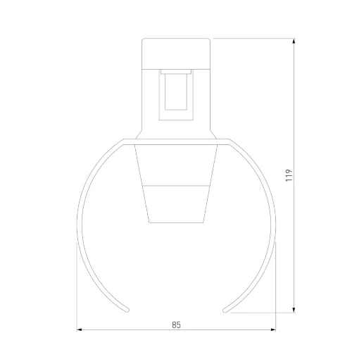 Esthetic Magnetic Трековый светильник 3W 3000K (чёрный) 85119/01 - фото 6