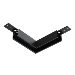 Коннектор угловой Exility накладной низкопрофильный (Черный)