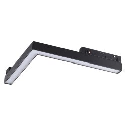 Трековый светильник L-образный для низковольного шинопровода «Novotech» 358606, серия: FLUM (крепление к треку)