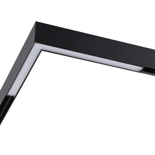 Трековый светильник L-образный для низковольного шинопровода «Novotech» 358606, серия: FLUM (крепление к треку). Фото 2.