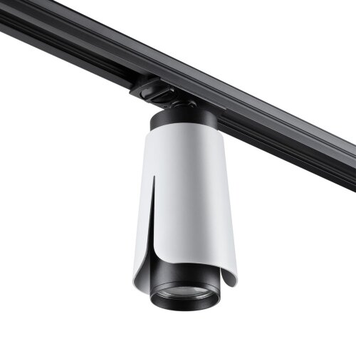 Светильник трековый однофазный трехжильный «Novotech» 370837, дизайн: Хай-тек, серия: TULIP. Фото 2.