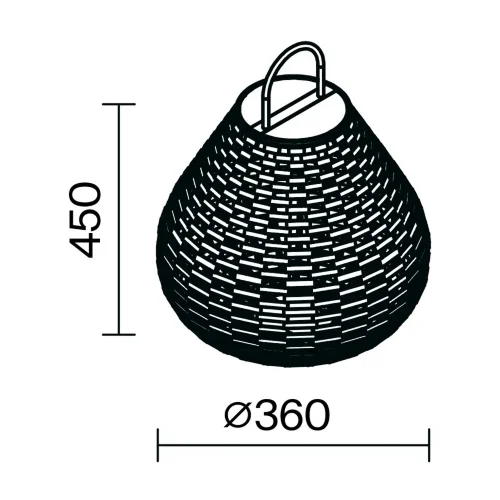 Ландшафтный светильник Плет / Plet 3000К 5Вт IP 65 90° (Черный) OSL599FL-L5B3K - фото 9