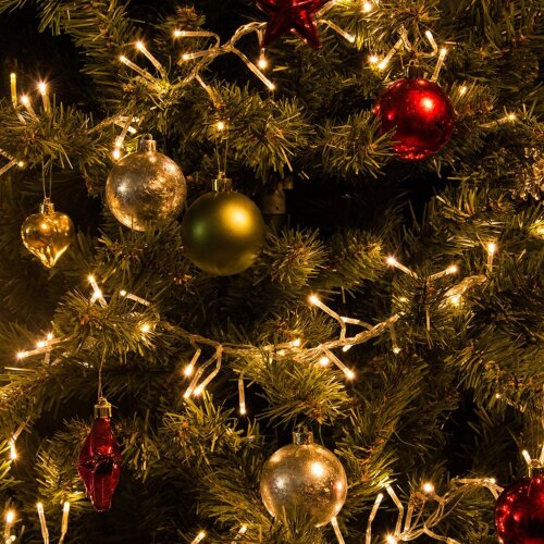 ULD-S0300-200-DTA WARM WHITE IP20 FIRECRACKER Гирлянда светодиодная с контроллером Фейерверк, 3м, 200 светодиодов, Теплый белый свет, Провод прозрачный - фото 5