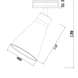 Встраиваемый светильник Virar 1x10Вт GU10 (Черный)