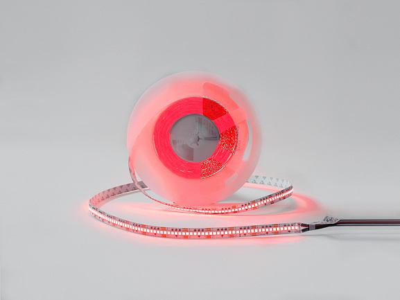 Светодиодная лента LUX, 3838, 240 LED/м, 16,4 Вт/м, 24В, IP33, RGB, DSG8A240-24-RGB-33. Фото 2