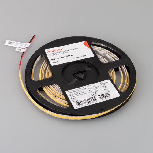 Светодиодная лента СОВ-Х320-8mm 24V Day4000 (8 W/m, IP20, 5m) (Arlight) 039021(1) - фото 3