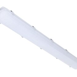 Универсальный офисный светодиодный светильник Батон 80 Вт IP54 1265x125x100 мм 6000К Опал