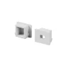 Комплект заглушек (для профиля 16x12) 10 шт., ALM-005-W-EC 642023 (Белый) 642023 - фото