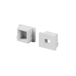 Комплект заглушек (для профиля 16x12) 10 шт., ALM-005-W-EC 642023 (Белый) 642023