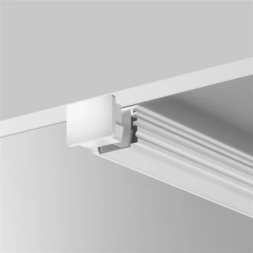 Комплект заглушек (для профиля 16x12) 10 шт., ALM-005-W-EC 642023 (Белый) 642023 - фото 3
