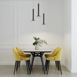 Светильник подвесной светодиодный Fest 7W 4000K графит 50315 LED